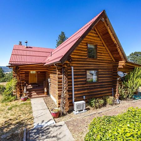 Rowland Log Cabin Home Lyle Ngoại thất bức ảnh