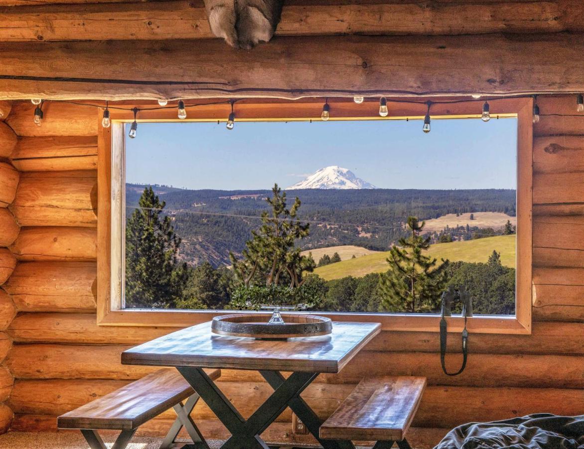 Rowland Log Cabin Home Lyle Ngoại thất bức ảnh