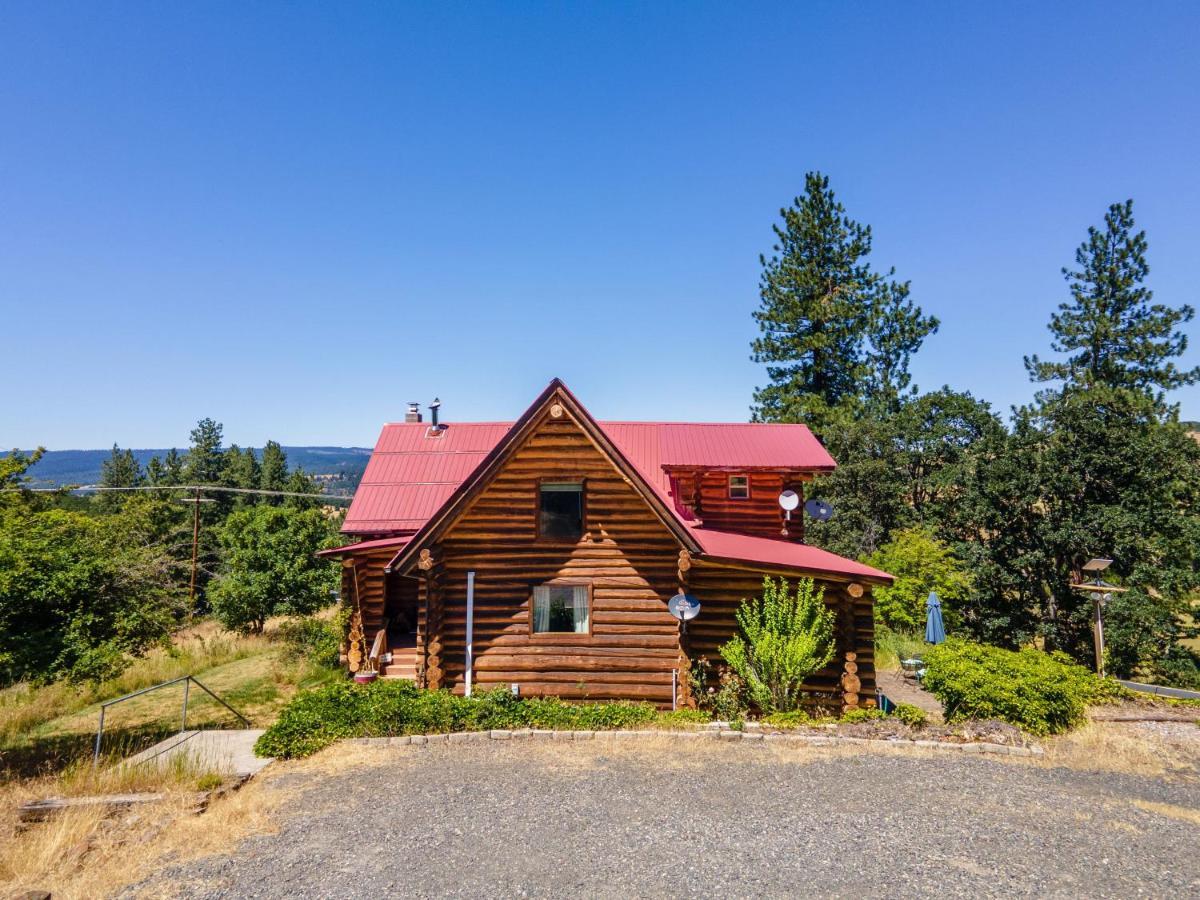 Rowland Log Cabin Home Lyle Ngoại thất bức ảnh