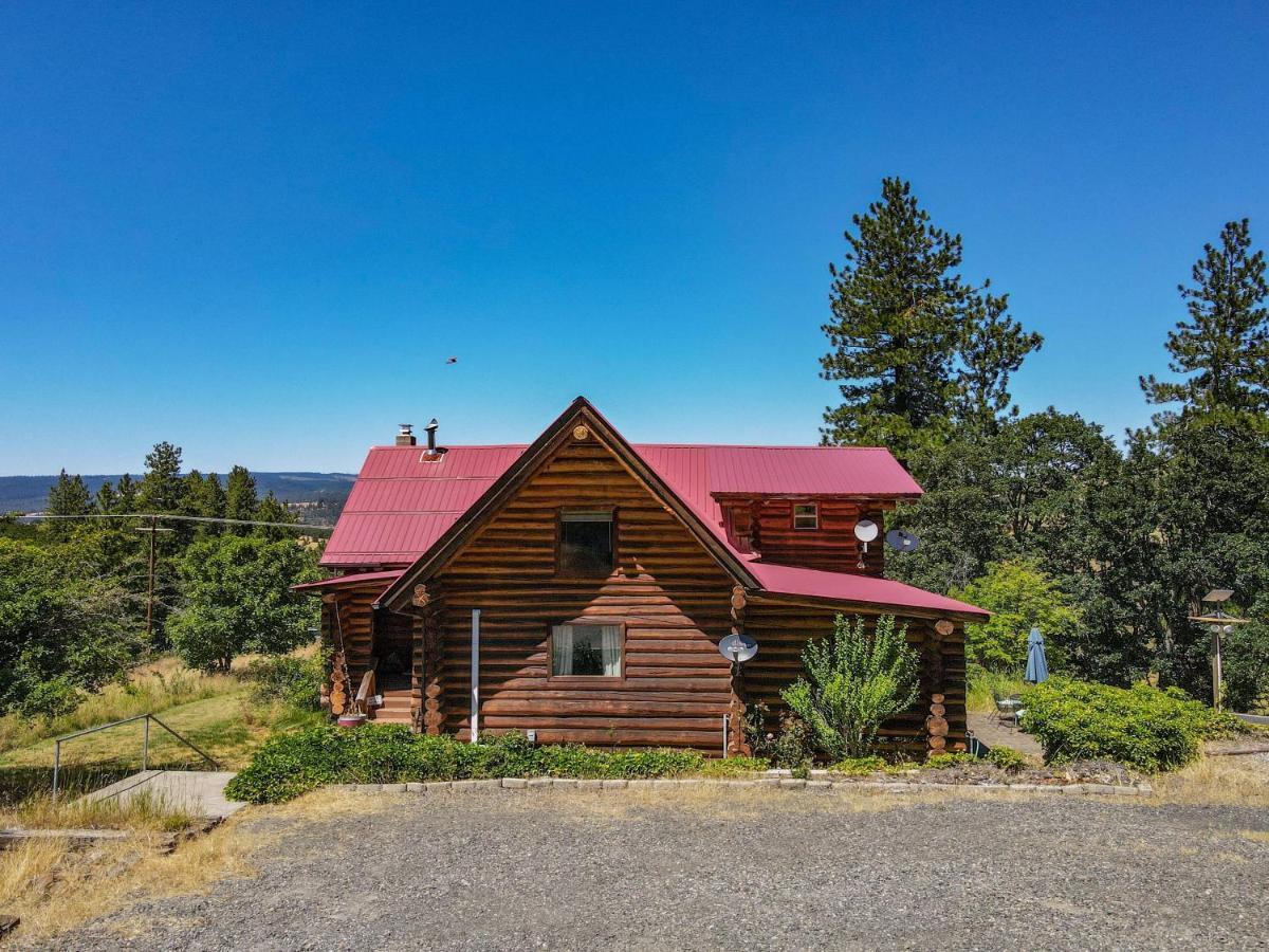 Rowland Log Cabin Home Lyle Ngoại thất bức ảnh